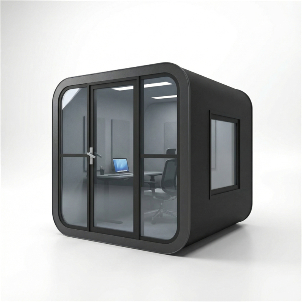 Mini residencia espacial con cápsula insonorizada para dispositivos móviles
