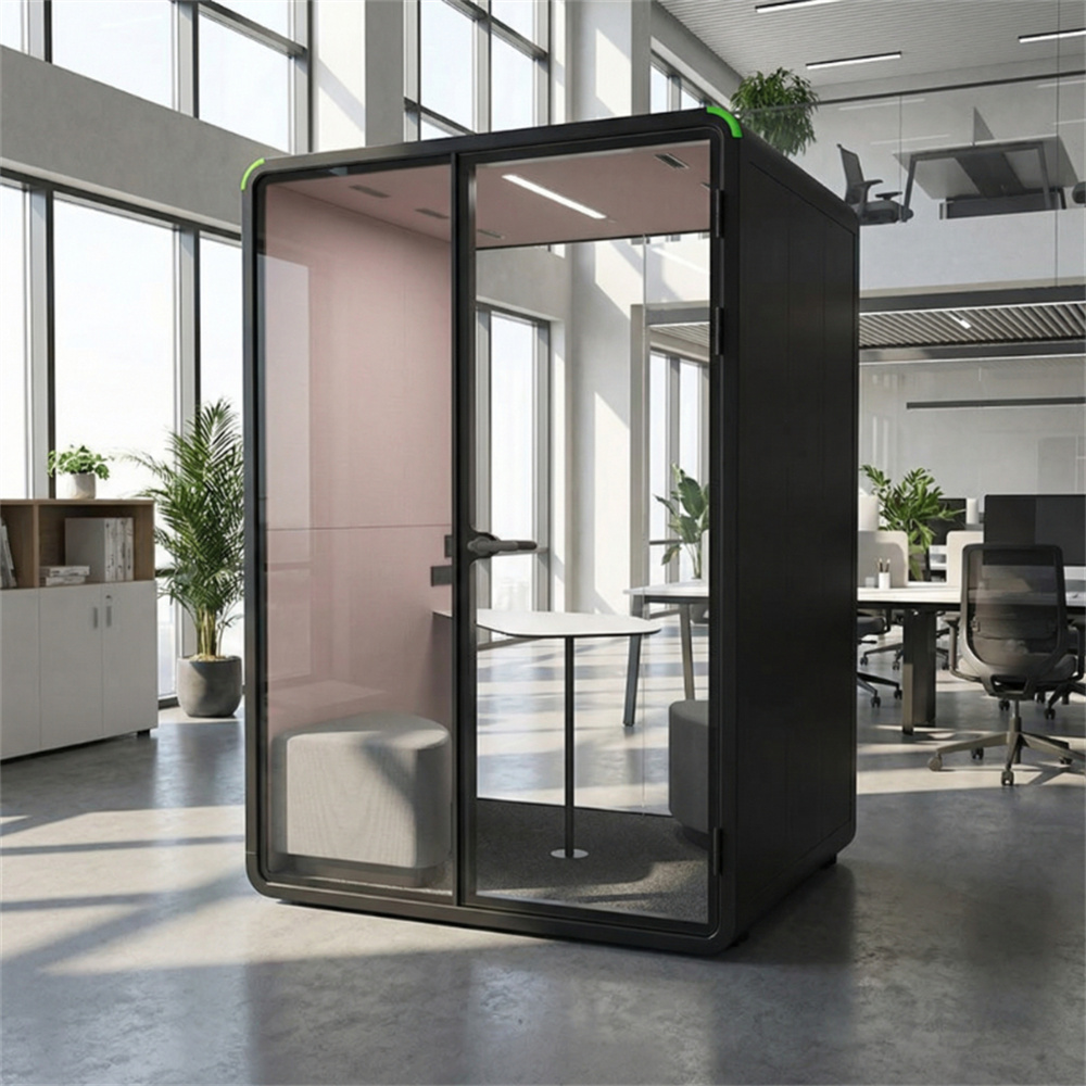 Mini residencia espacial con cápsula insonorizada para dispositivos móviles