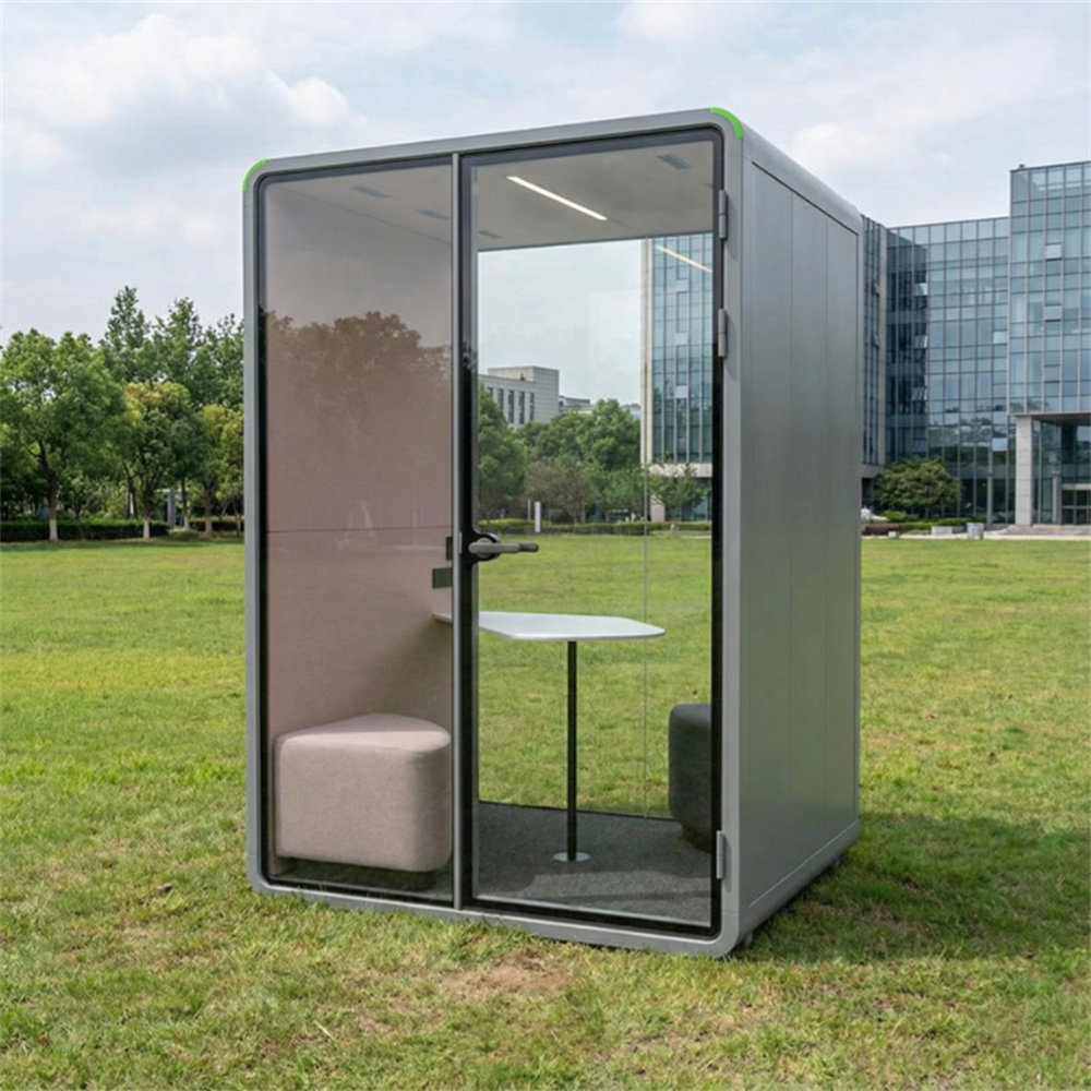 Mini residencia espacial con cápsula insonorizada para dispositivos móviles