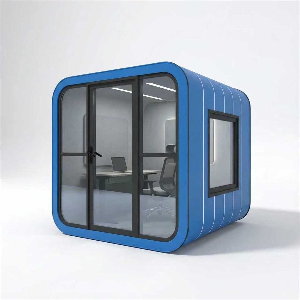 Mini residencia espacial con cápsula insonorizada para dispositivos móviles