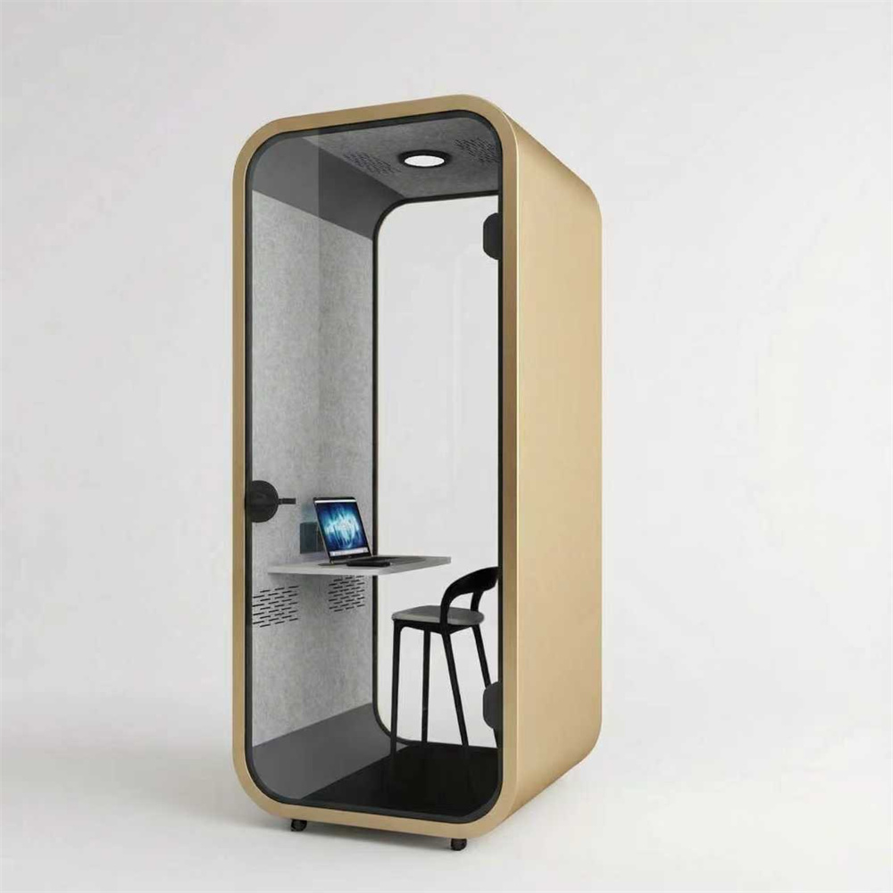 Mini residencia espacial con cápsula insonorizada para dispositivos móviles
