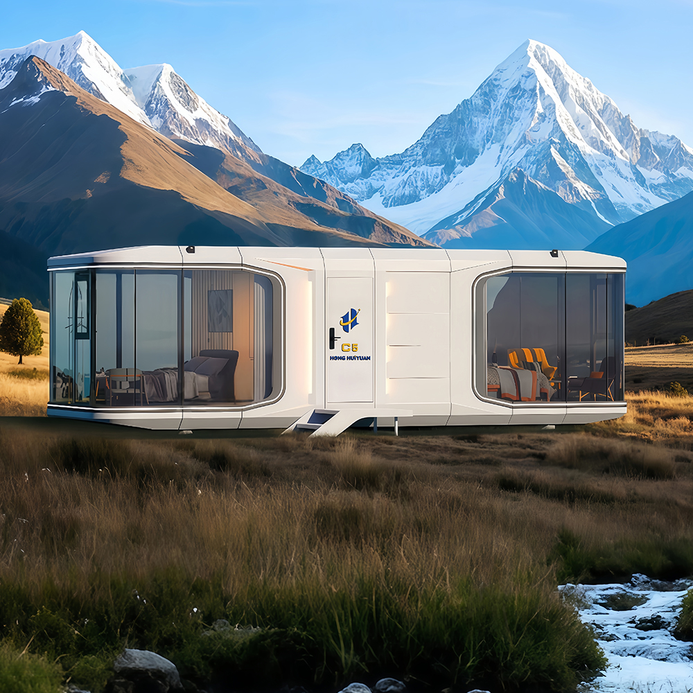 Cabañas de resort con cápsula móvil desmontables C5