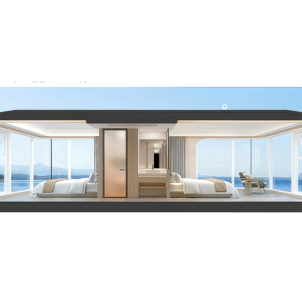 Cabañas de resort con cápsula móvil desmontables C5