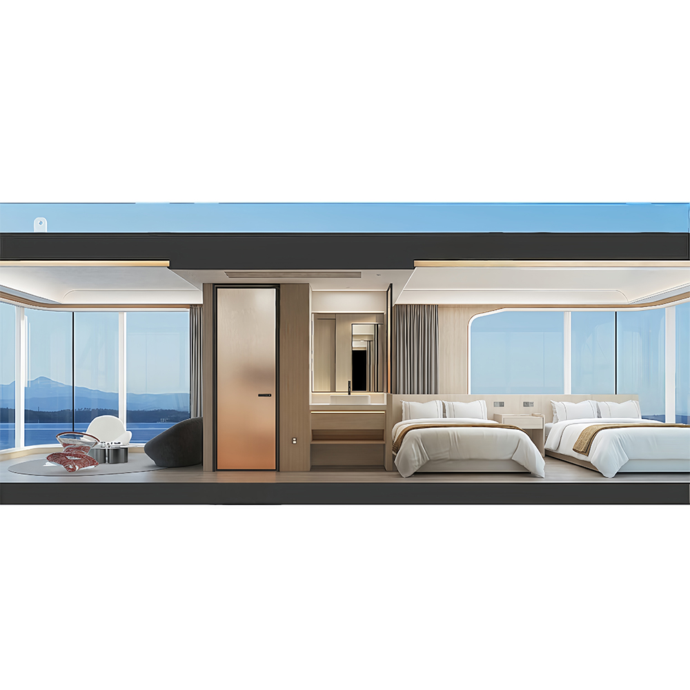 Cabañas de resort con cápsula móvil desmontables C5