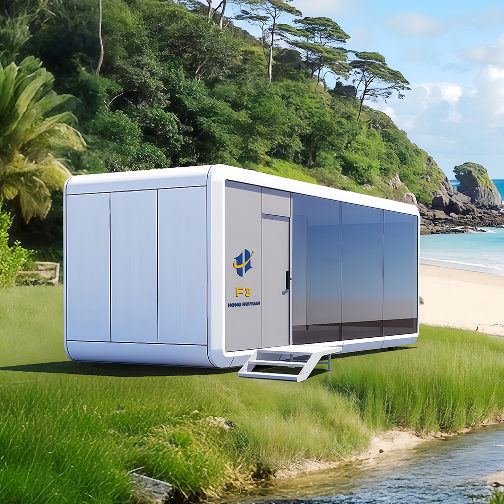 Casa modular F3 para vacaciones en zonas escénicas - Cápsula de manzana compacta
