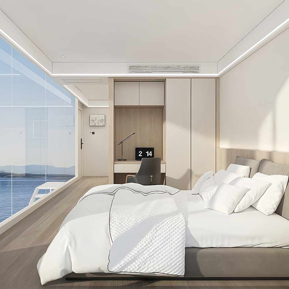 Casa modular F3 para vacaciones en zonas escénicas - Cápsula de manzana compacta