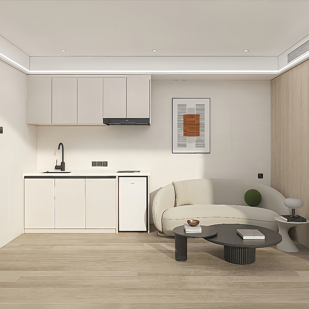 Casa modular F3 para vacaciones en zonas escénicas - Cápsula de manzana compacta