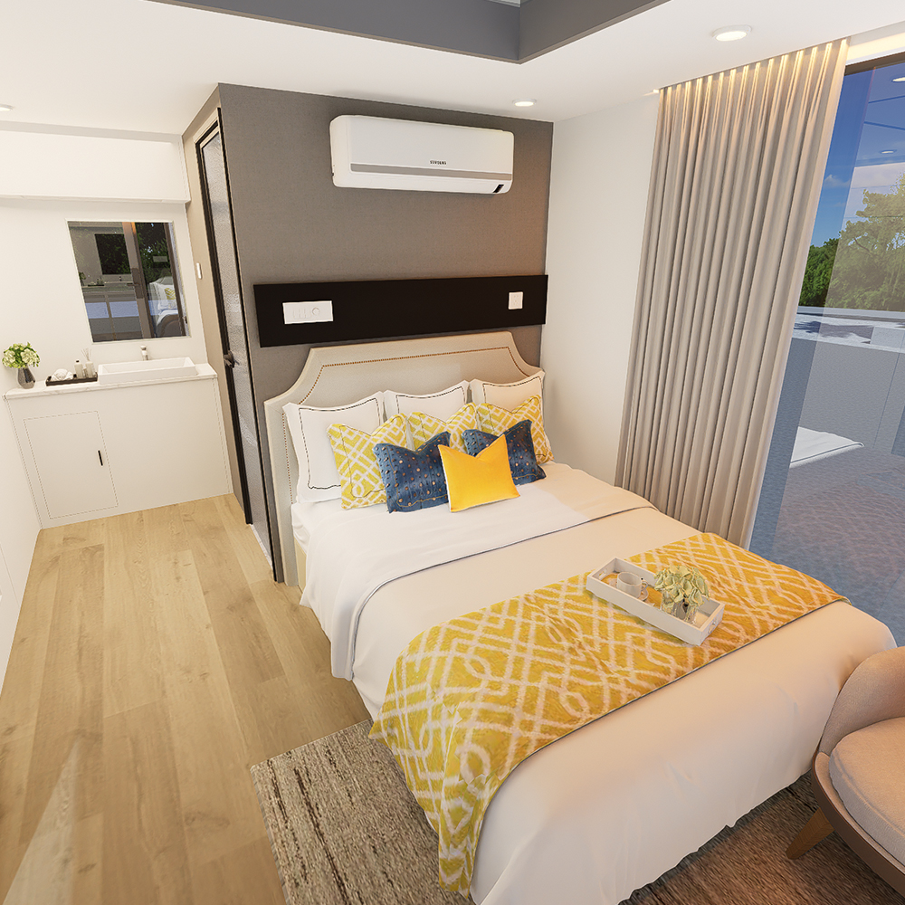 Casa de cápsulas modular prefabricada estándar S1