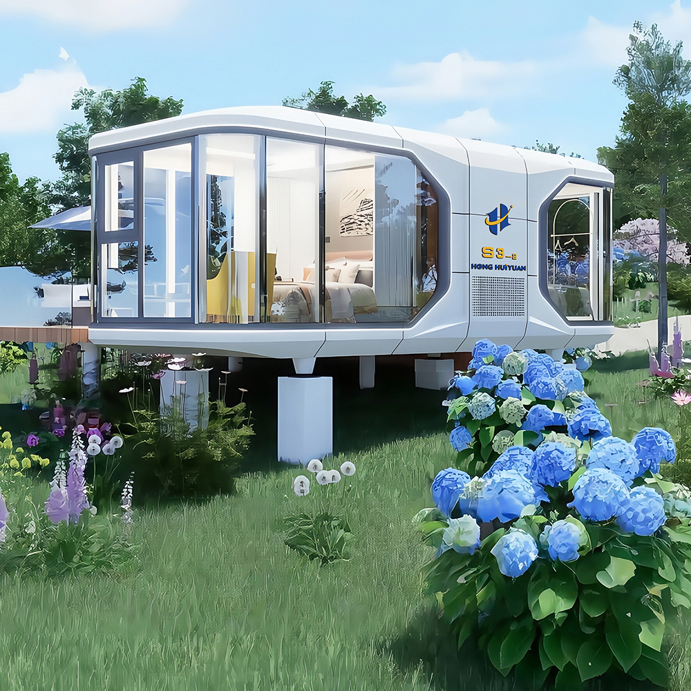 Casas con cápsula modular panorámica S3-2