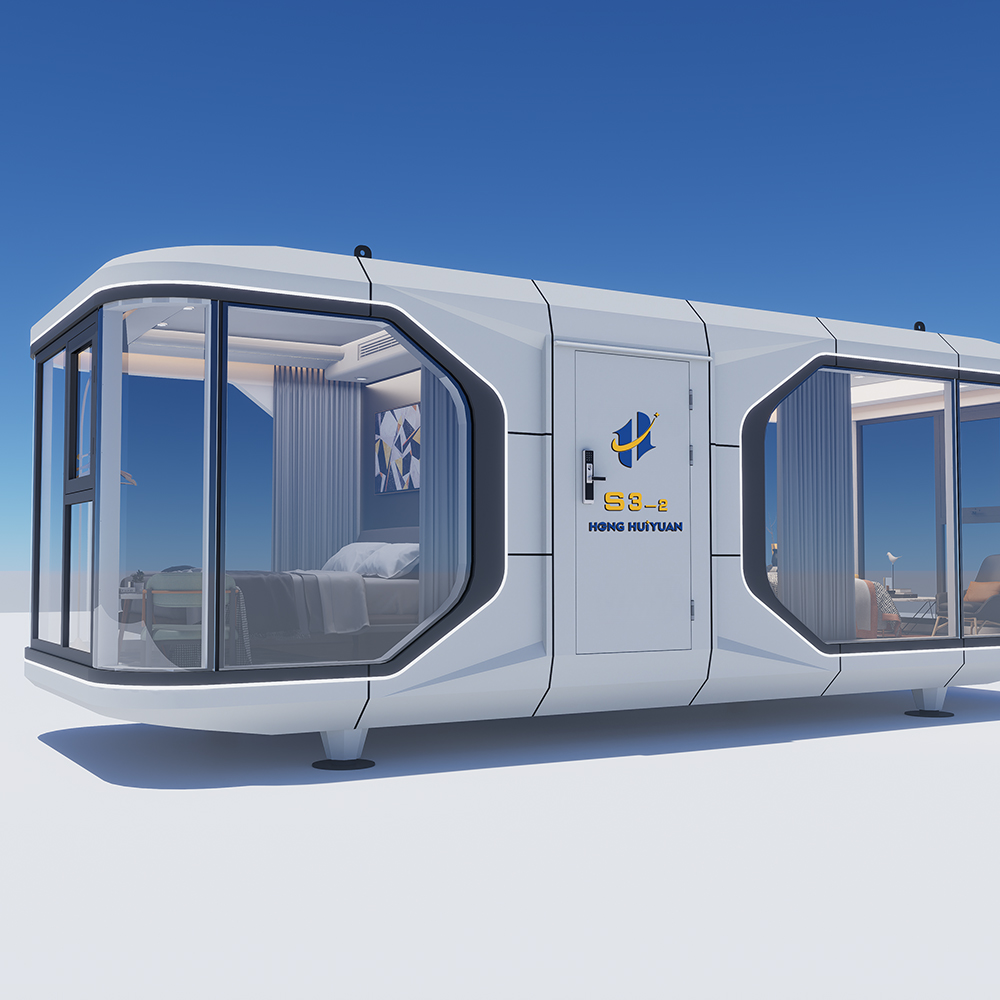 Casas con cápsula modular panorámica S3-2
