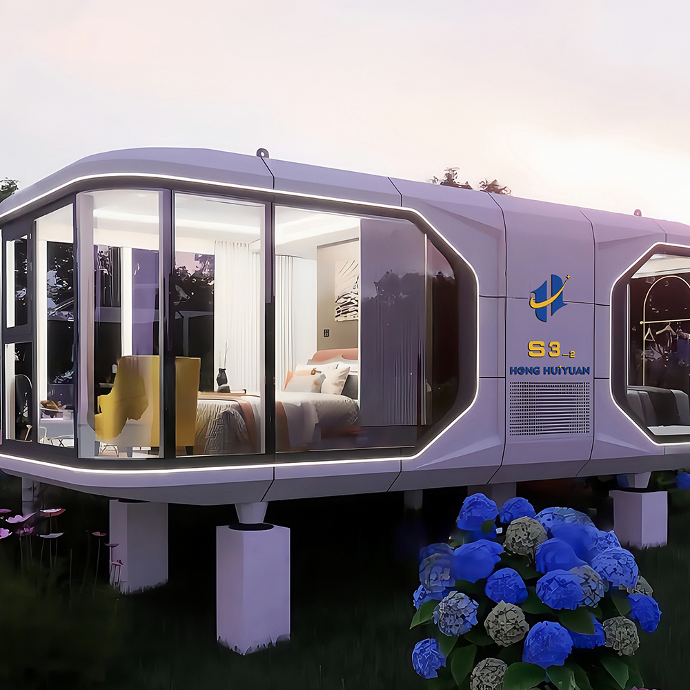Casas con cápsula modular panorámica S3-2