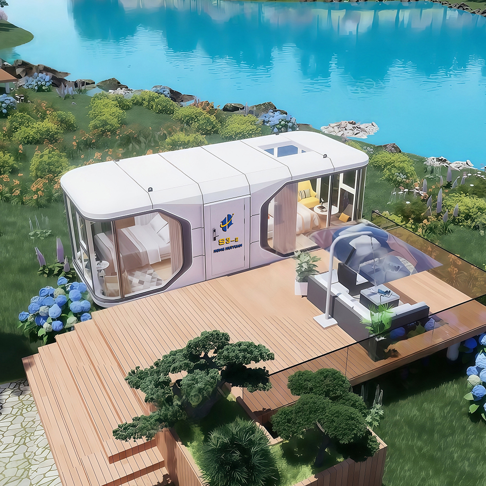 Casas con cápsula modular panorámica S3-2