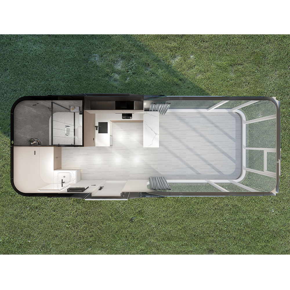 Casa de cápsulas cerrada móvil S3 Prefab