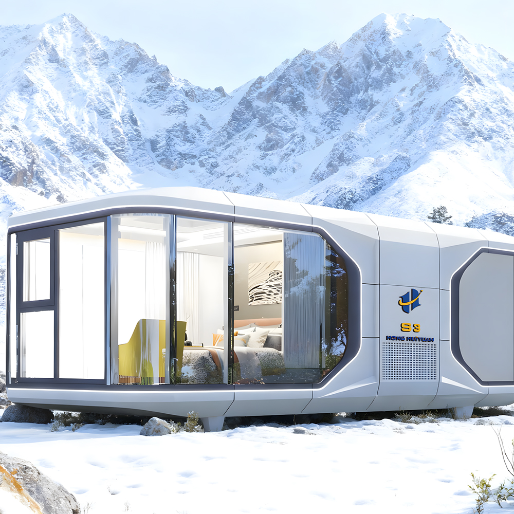 Casa de cápsulas cerrada móvil S3 Prefab