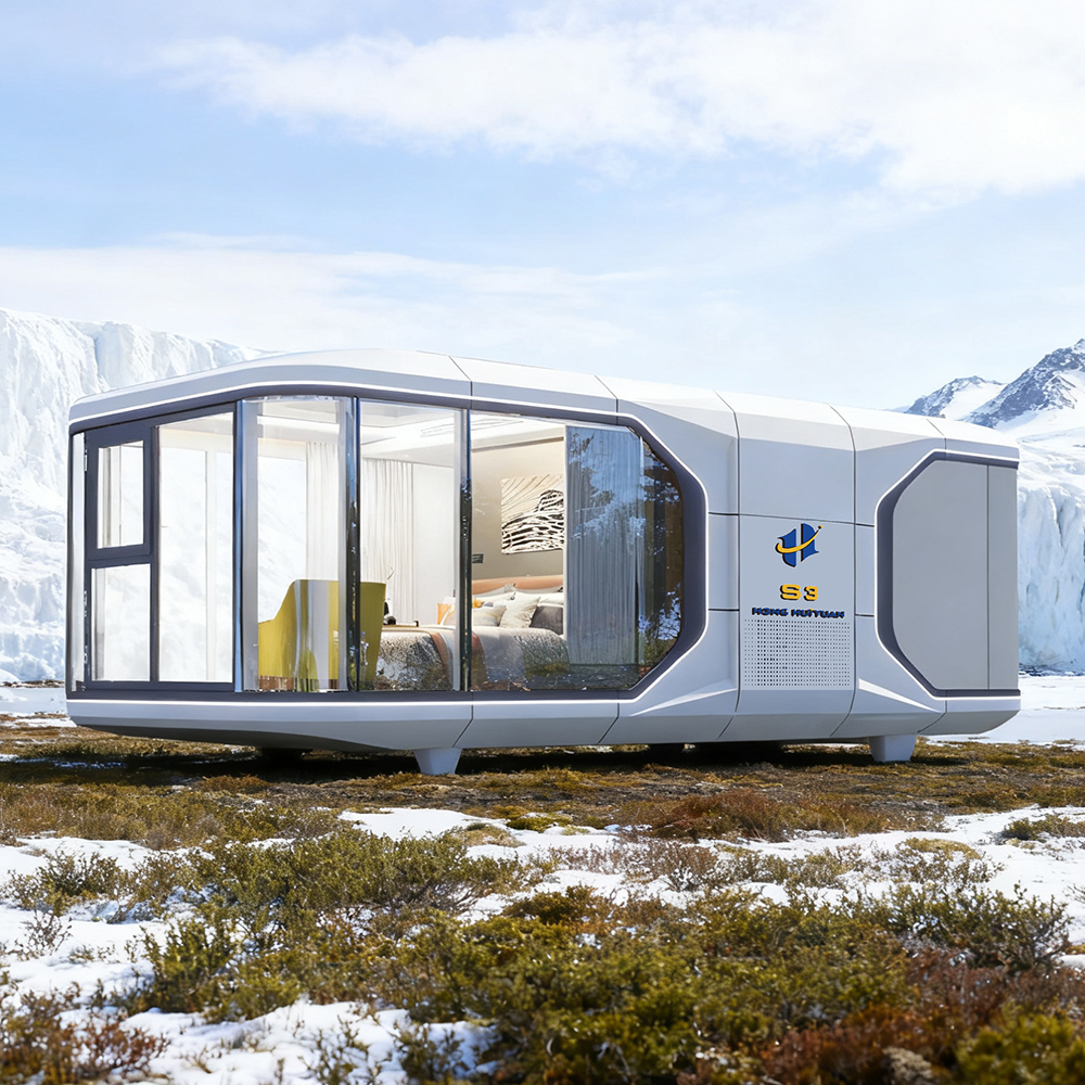 Casa de cápsulas cerrada móvil S3 Prefab
