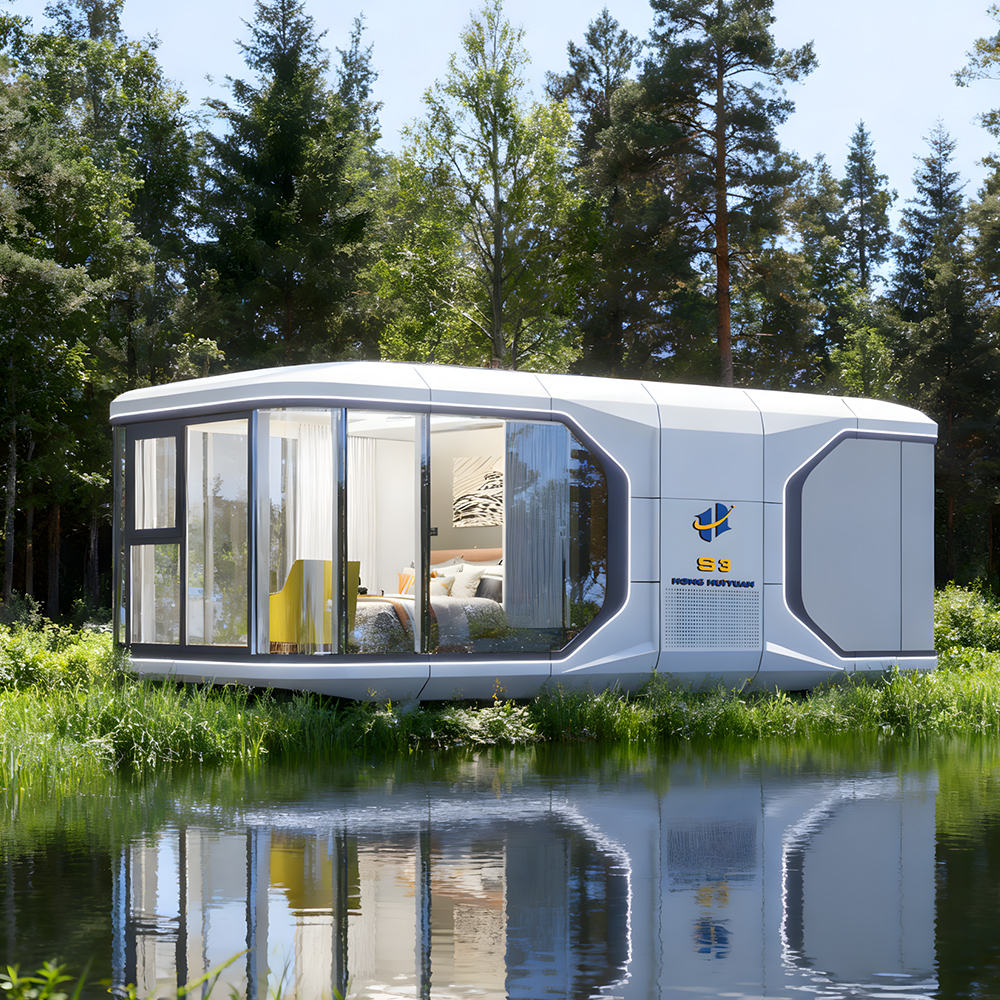Casa de cápsulas cerrada móvil S3 Prefab