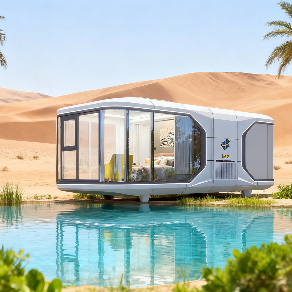 Casa de cápsulas cerrada móvil S3 Prefab