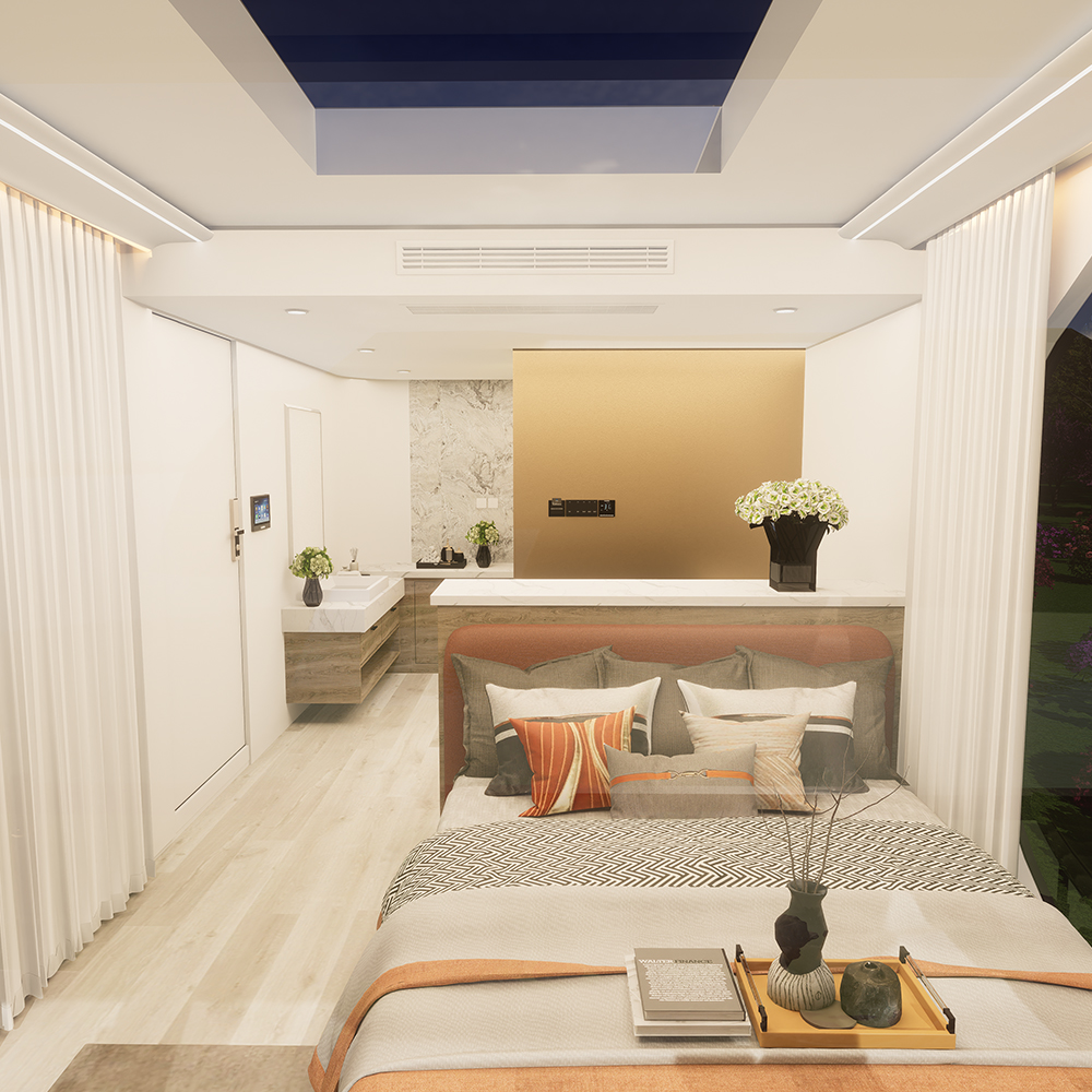 S3 Casa Modular Inteligente Prefabricada Estándar