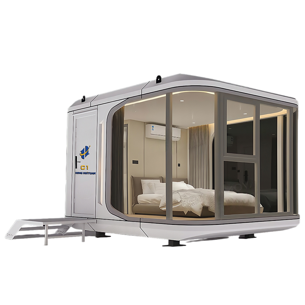 Cápsulas modulares para acampar en el paisaje C1