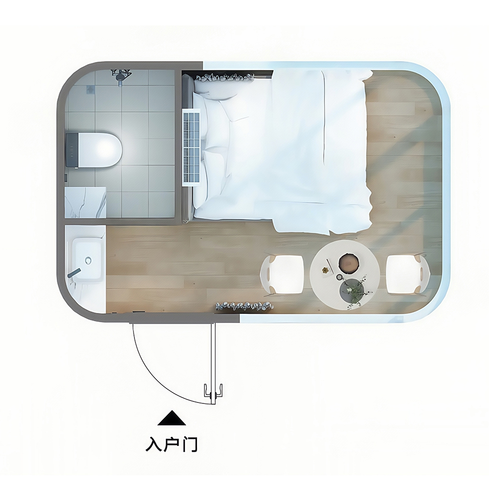 Cápsulas modulares para acampar en el paisaje C1