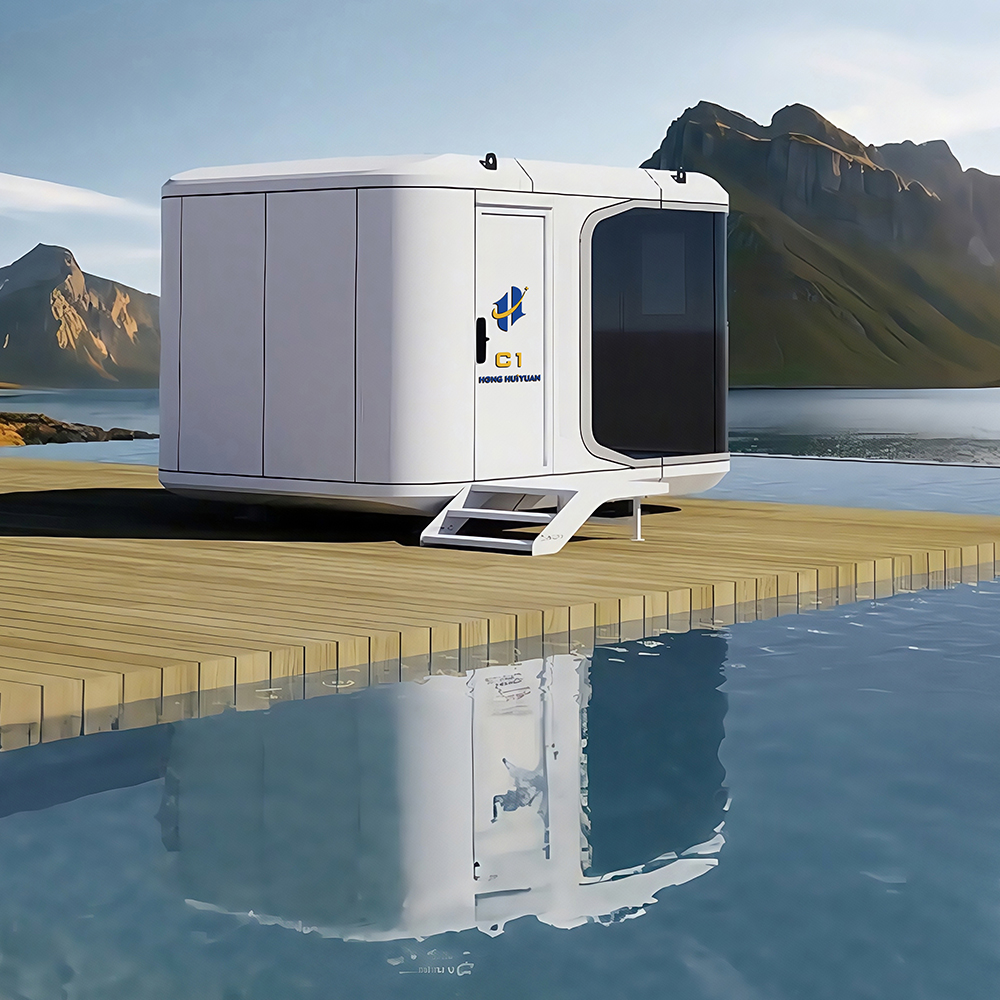 Cápsulas modulares para acampar en el paisaje C1